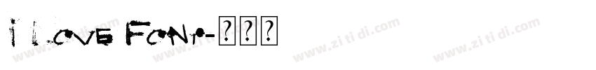 I Love Font字体转换